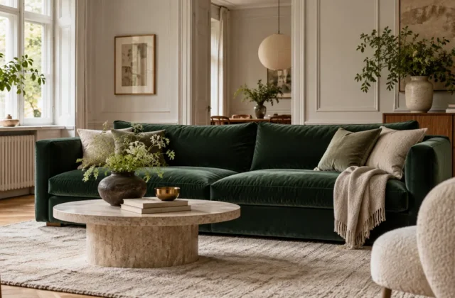 Guide til fløjl sofa: det bør du overveje