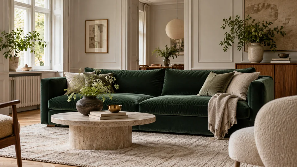 Guide til fløjl sofa: det bør du overveje